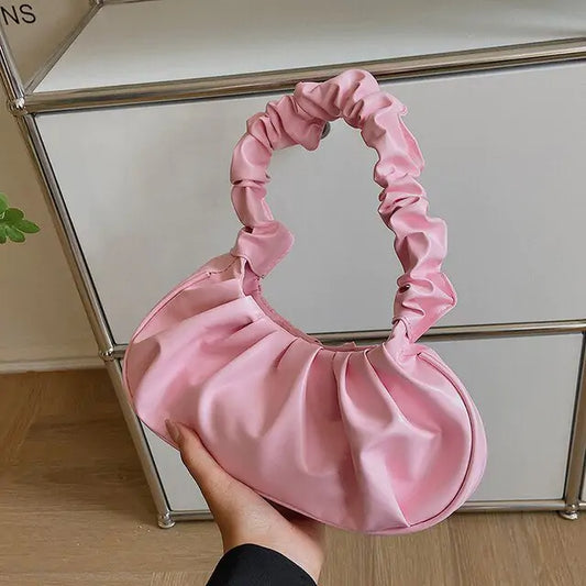 Pleated Cloud Handbag